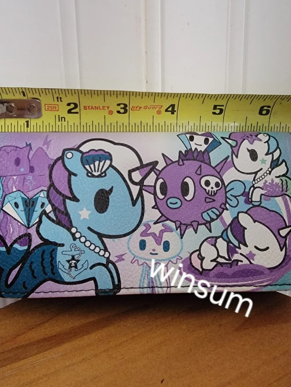 TOKIDOKI LOUNGEFLY Mermicorno Mermaid Unicorn Marina Barrel bag W/ Wallet